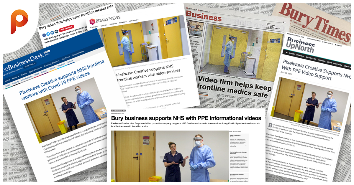 Pixelwave makes local Bury headlines